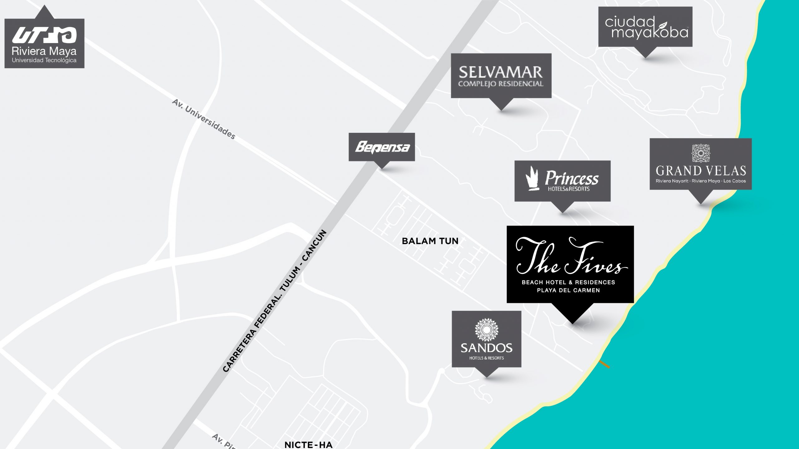 Departamento Luxury Residence Cuarto 2103 – The Fives Beach (USD)
